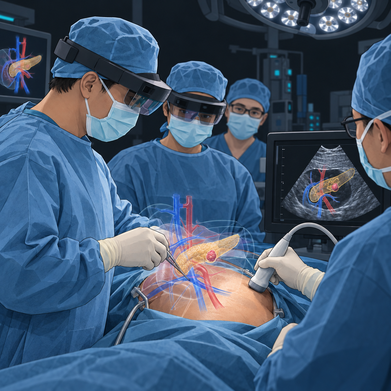 Teaser for From Concept to Clinic: Multidisciplinary Design, Development, and Clinical Validation of Augmented Reality-Assisted Open Pancreatic Surgery